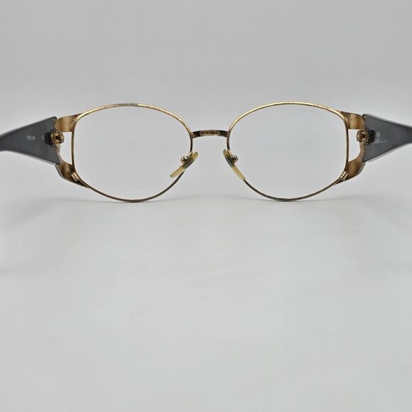 Versace Mod S64 Col 16L Gold Black Sunglasses Frame Italy 55-19-125 - Picture 5 of 14